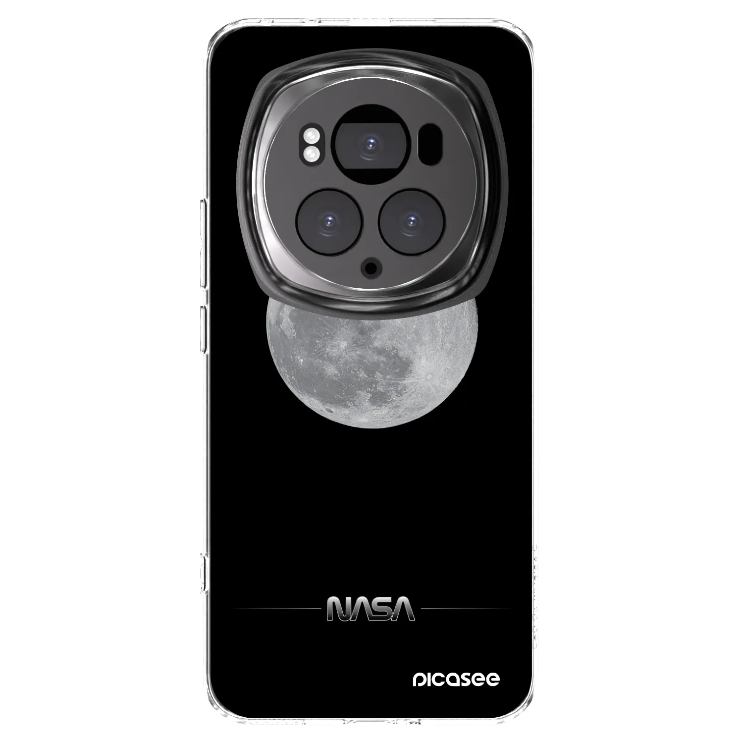 Picasee διαφανής θήκη σιλικόνης Honor Magic6 Pro - Moon Minimal