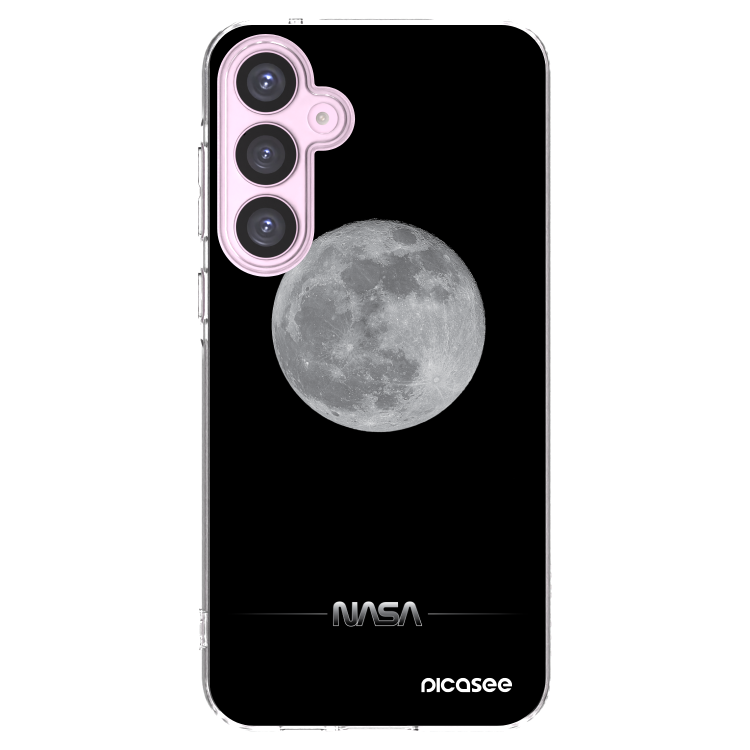 Picasee διαφανής θήκη σιλικόνης Samsung Galaxy A55 5G A556B - Moon Minimal