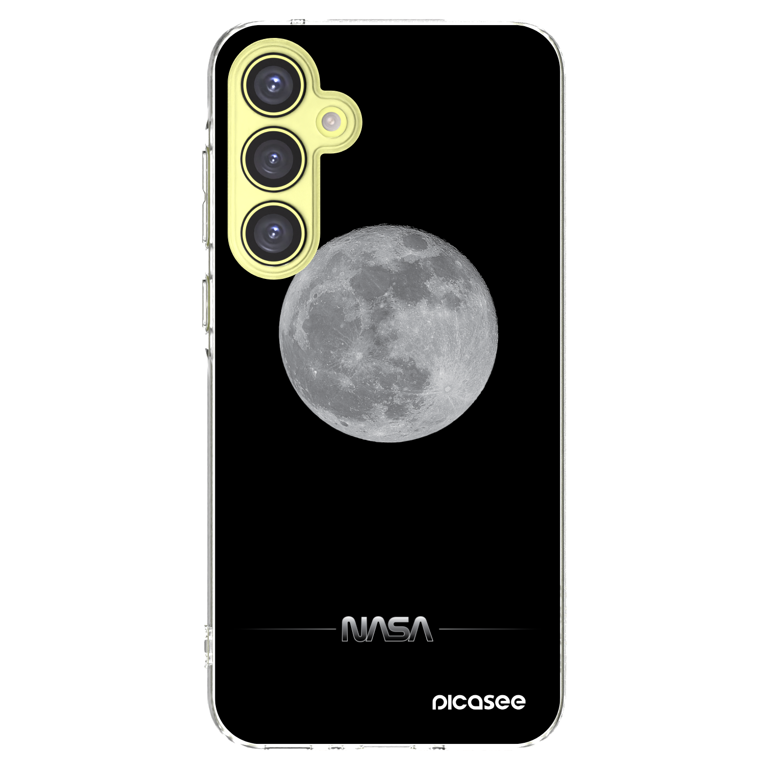 Picasee διαφανής θήκη σιλικόνης Samsung Galaxy A35 5G A356B - Moon Minimal