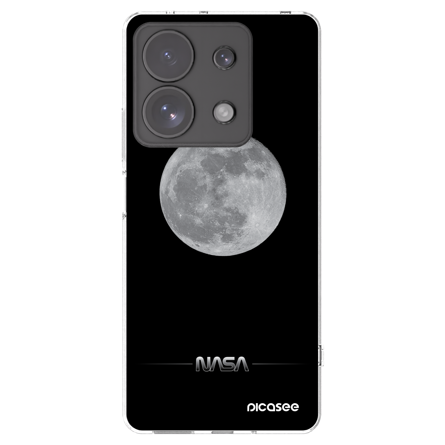 Picasee διαφανής θήκη σιλικόνης Xiaomi Redmi Note 13 Pro 4G - Moon Minimal