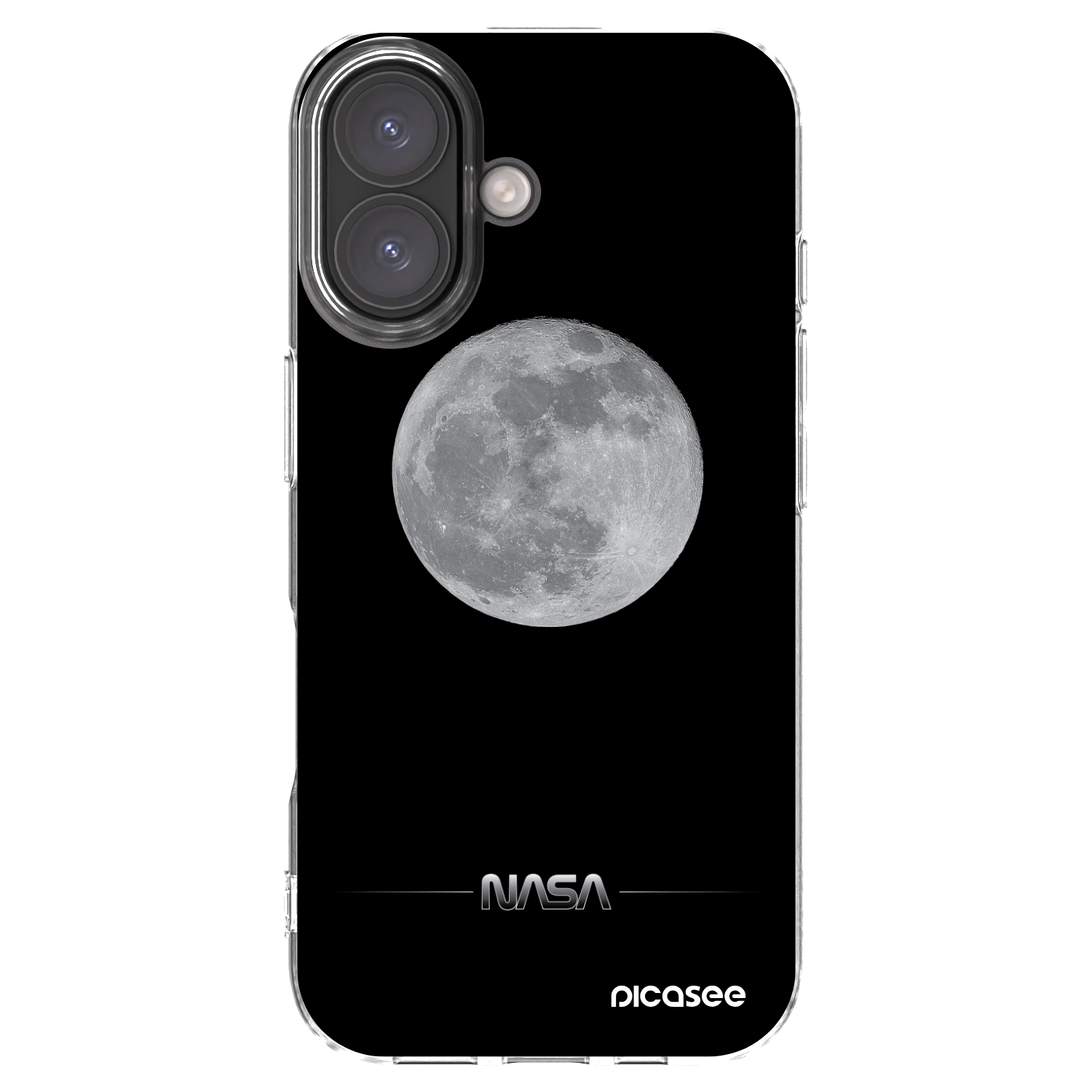 Picasee διαφανής θήκη σιλικόνης Apple iPhone 16 - Moon Minimal