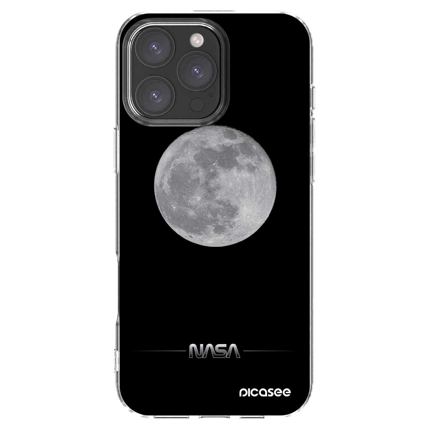 Picasee διαφανής θήκη σιλικόνης Apple iPhone 16 Pro Max - Moon Minimal