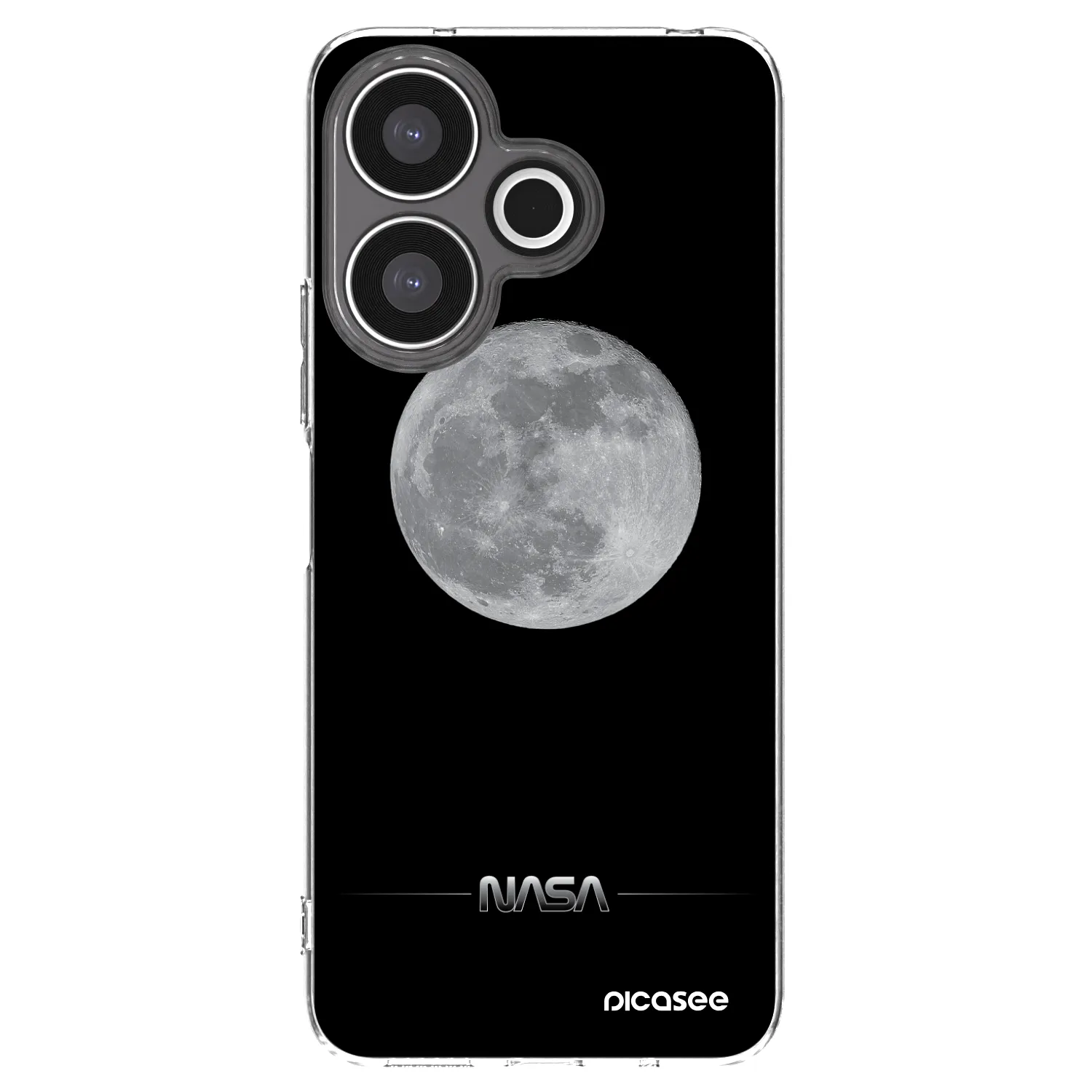 Picasee διαφανής θήκη σιλικόνης Xiaomi Redmi 13 4G - Moon Minimal