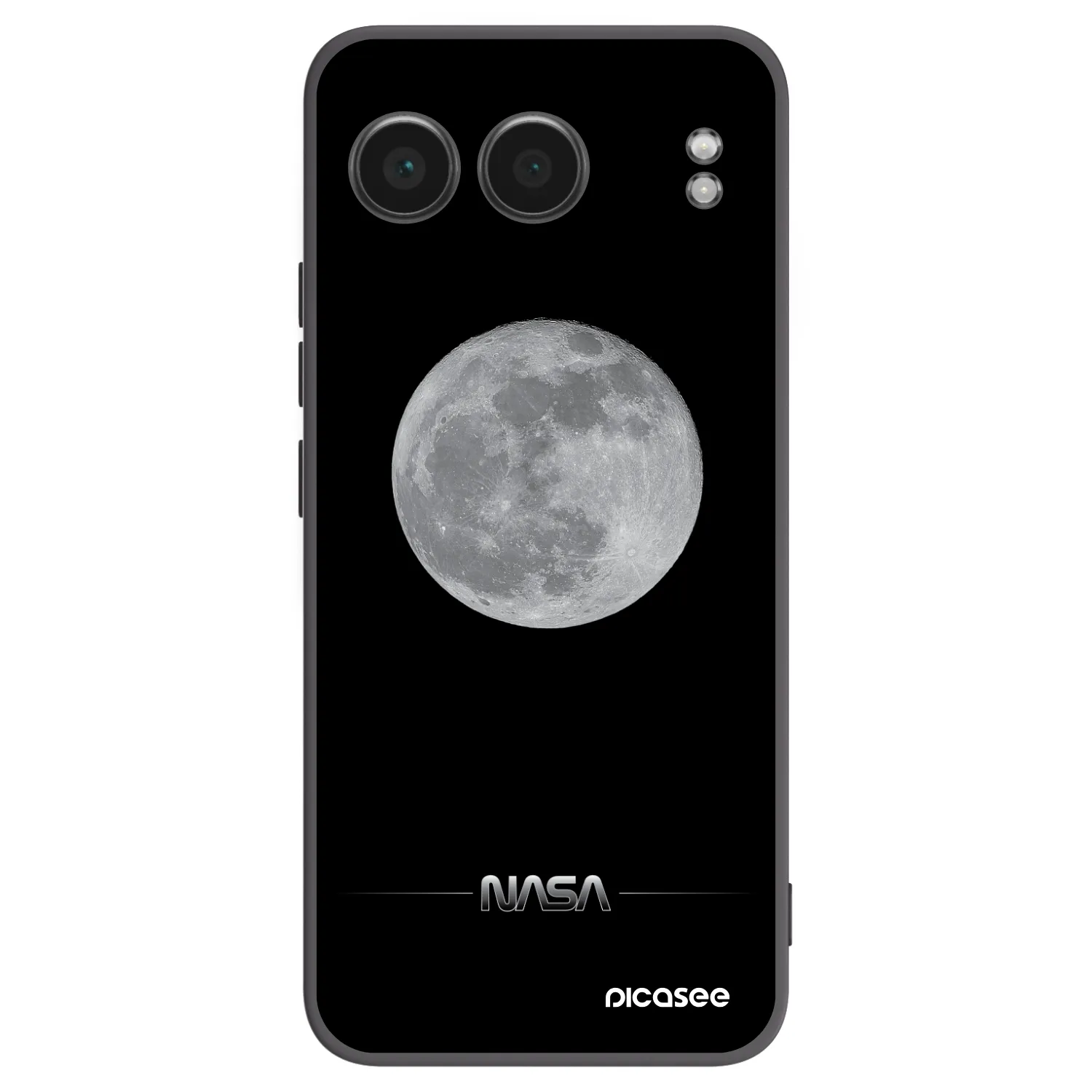 Picasee Μαύρη θήκη σιλικόνης για OnePlus Nord 4 - Moon Minimal