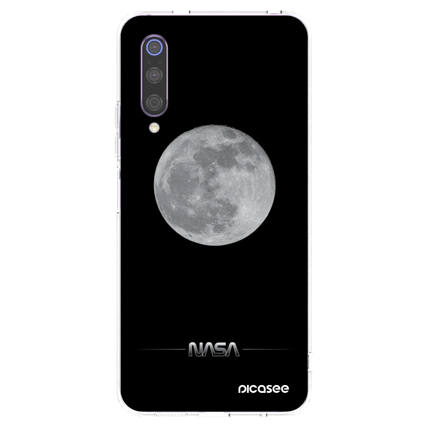 Picasee διαφανής θήκη σιλικόνης Xiaomi Mi 9 - Moon Minimal