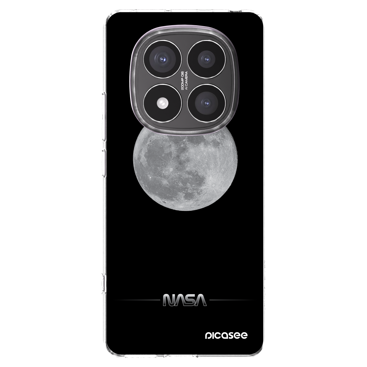 Picasee διαφανής θήκη σιλικόνης Xiaomi Redmi Note 14 Pro+ 5G - Moon Minimal