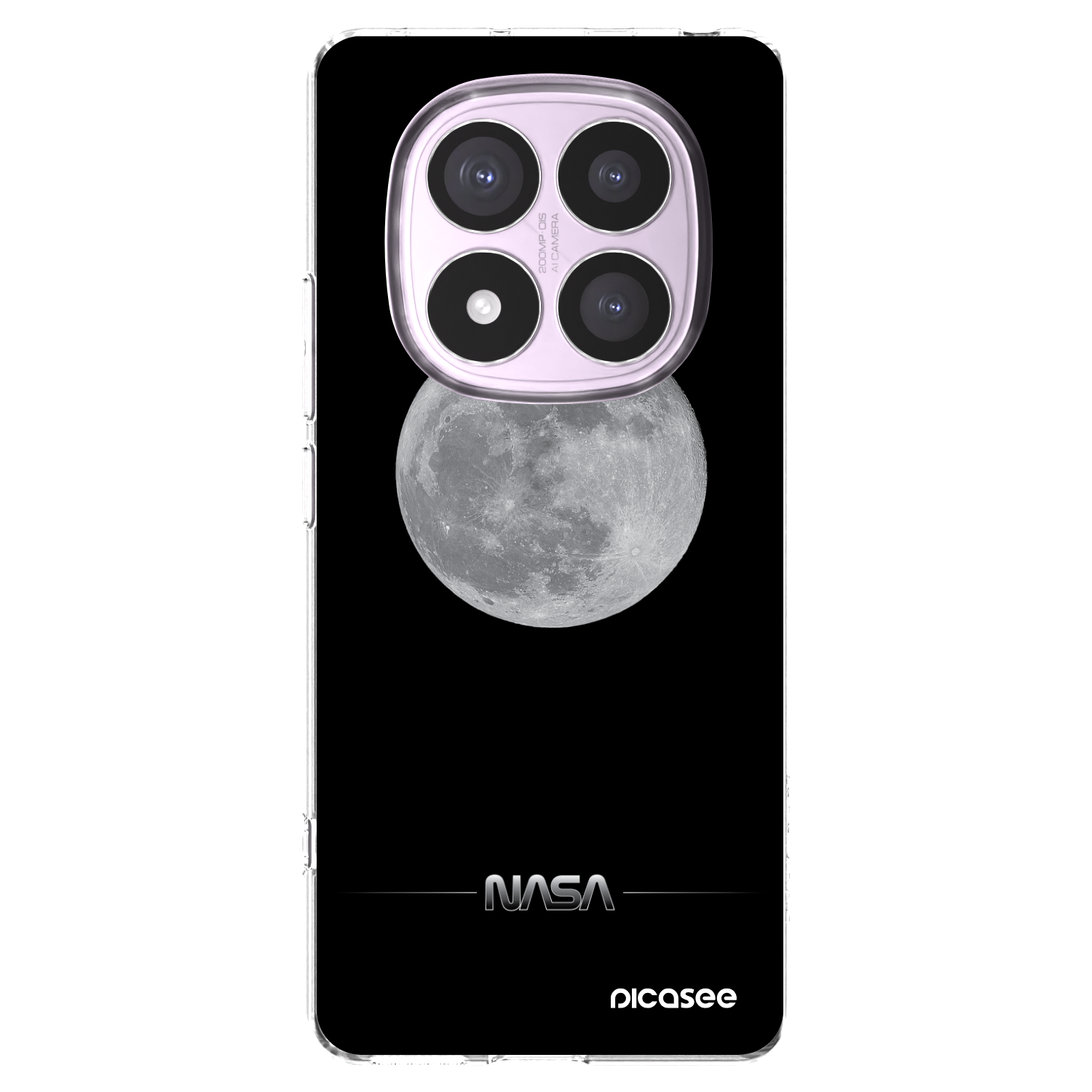 Picasee διαφανής θήκη σιλικόνης Xiaomi Redmi Note 14 Pro 5G - Moon Minimal