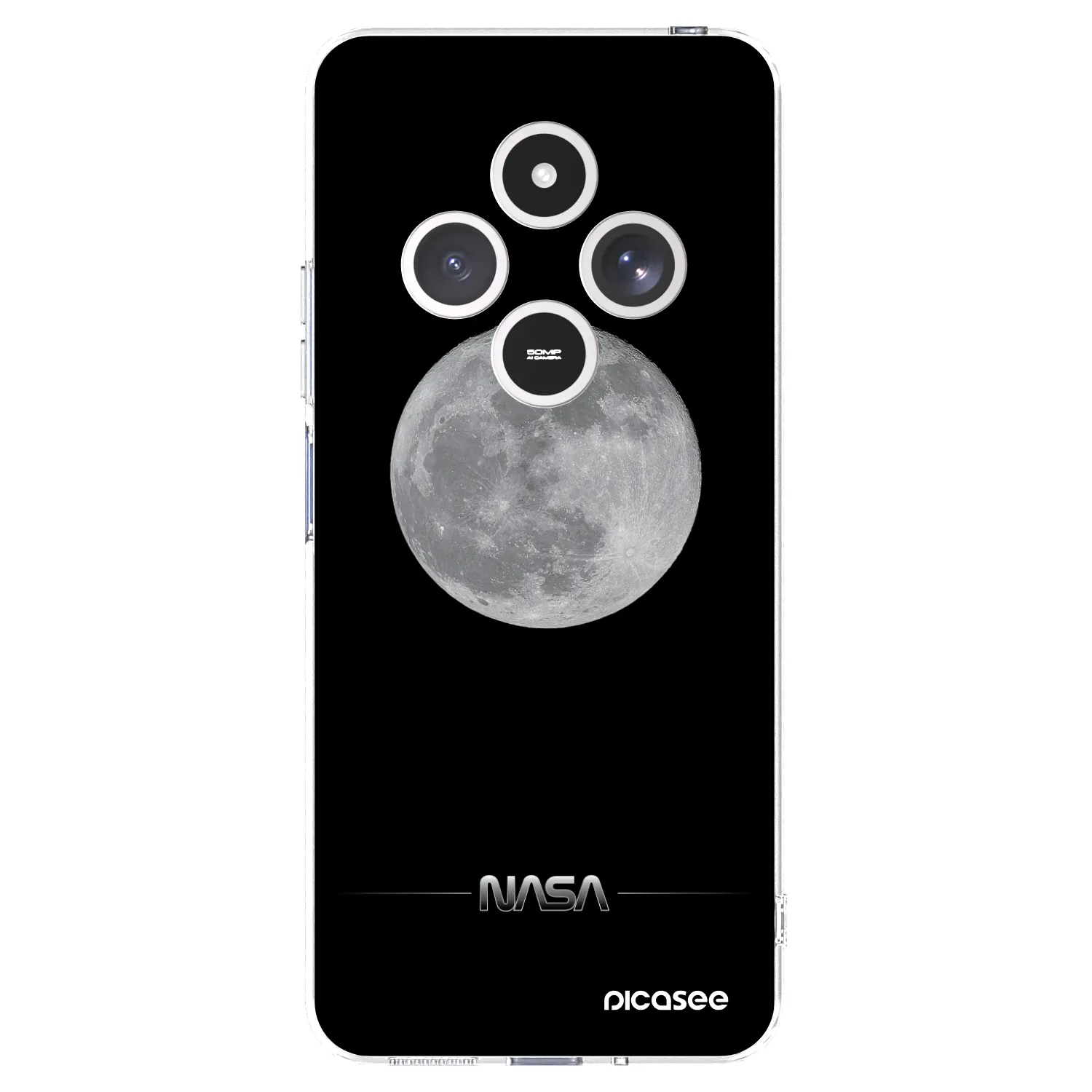 Picasee διαφανής θήκη σιλικόνης Xiaomi Redmi 14C - Moon Minimal
