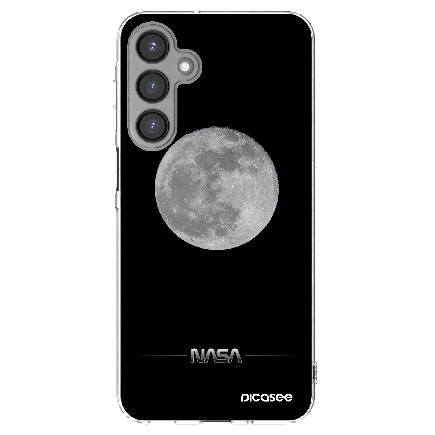 Picasee διαφανής θήκη σιλικόνης Samsung Galaxy A16 5G - Moon Minimal
