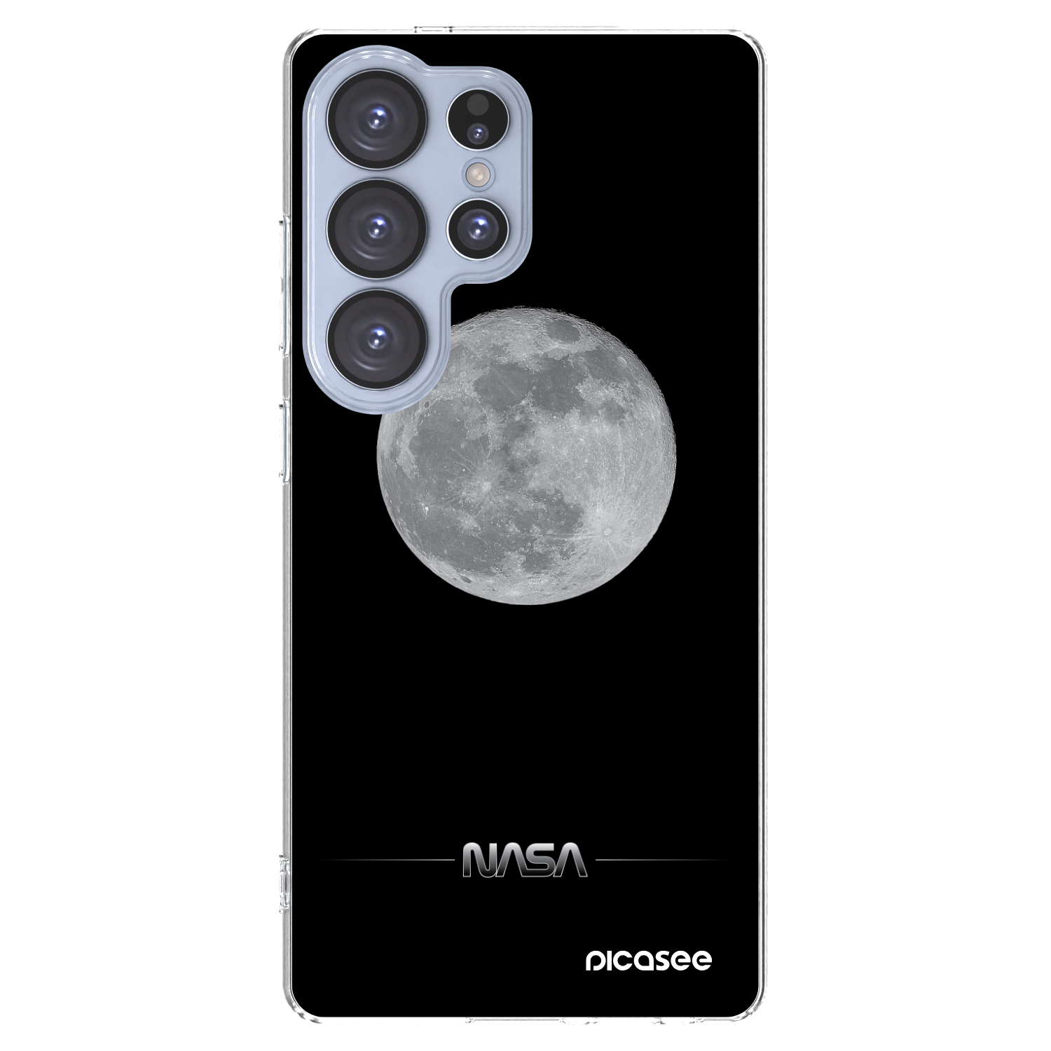 Picasee διαφανής θήκη σιλικόνης Samsung Galaxy S25 Ultra 5G - Moon Minimal