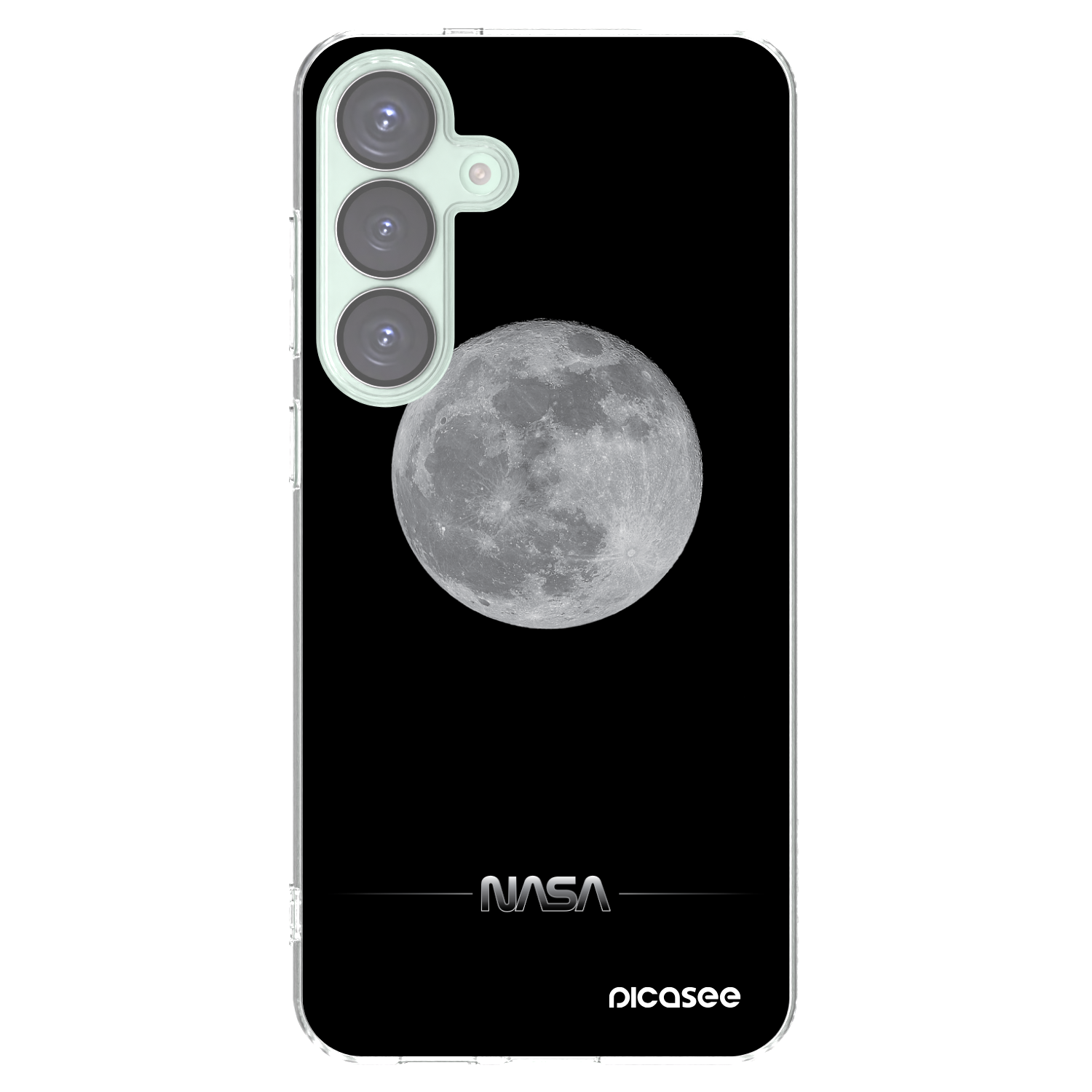 Picasee διαφανής θήκη σιλικόνης Samsung Galaxy S25+ 5G - Moon Minimal