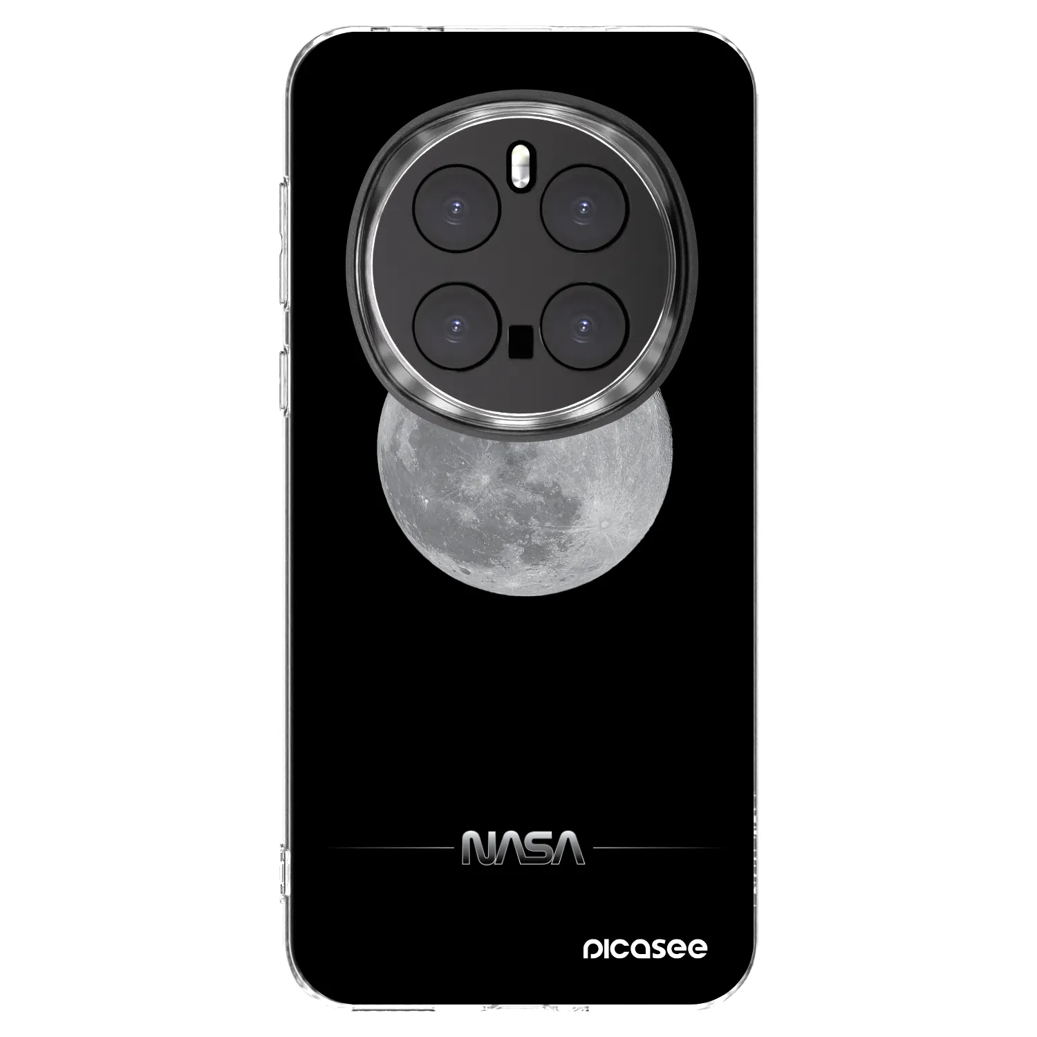 Picasee διαφανής θήκη σιλικόνης Honor Magic7 Pro 5G - Moon Minimal