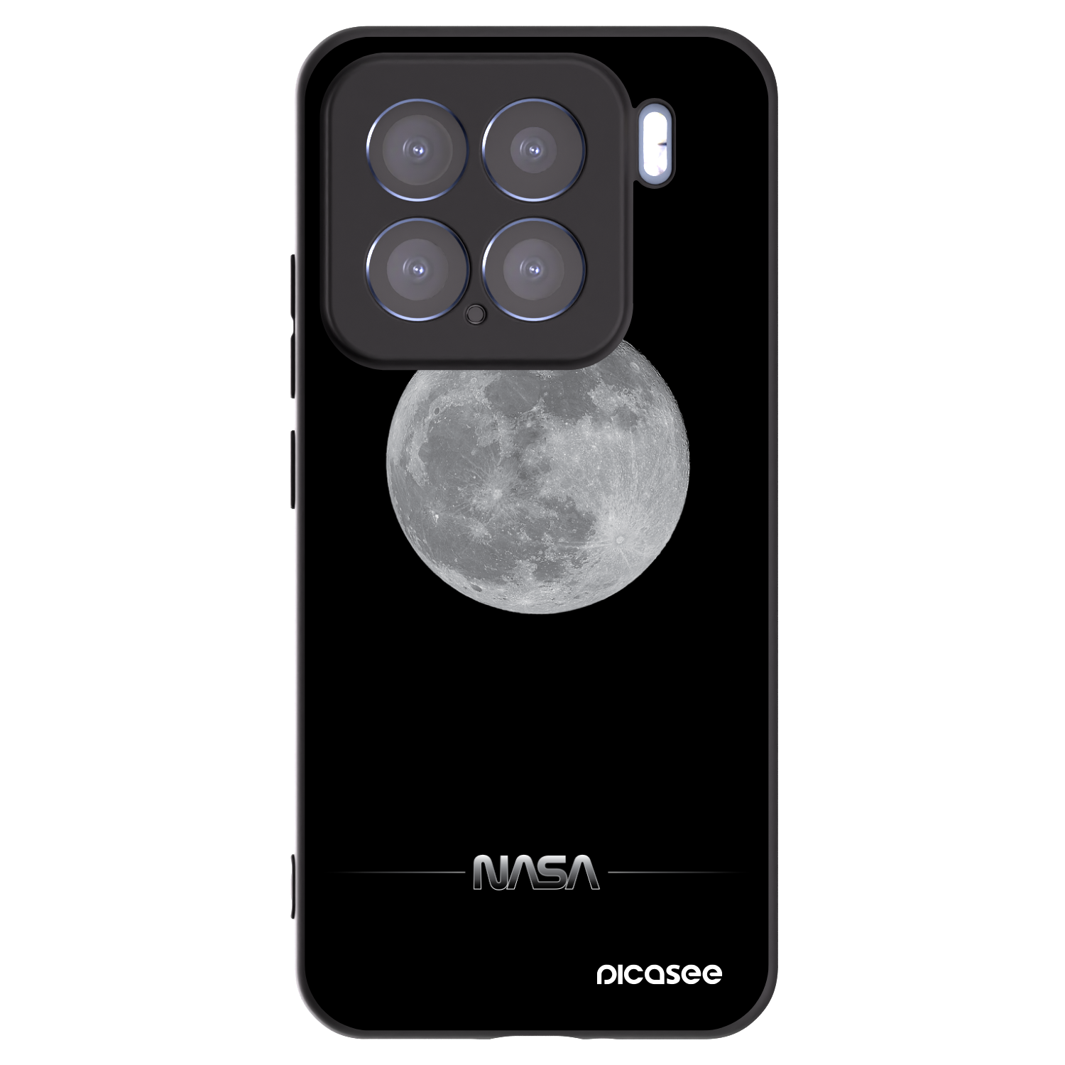 Picasee Μαύρη θήκη σιλικόνης για Xiaomi 15 - Moon Minimal