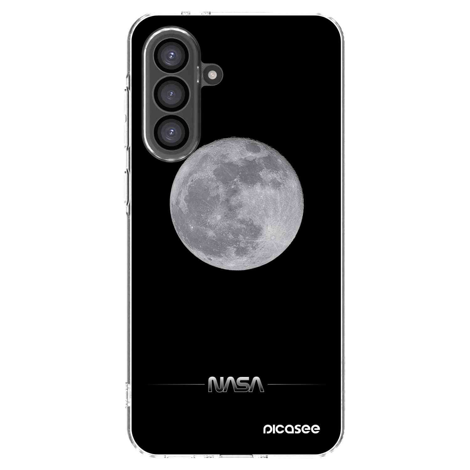 Picasee διαφανής θήκη σιλικόνης Samsung Galaxy A36 5G - Moon Minimal