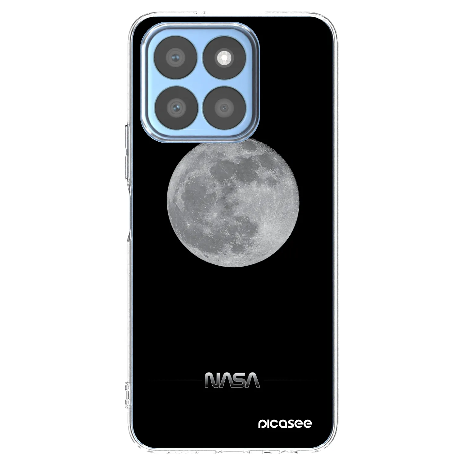 Picasee διαφανής θήκη σιλικόνης Honor X8c - Moon Minimal