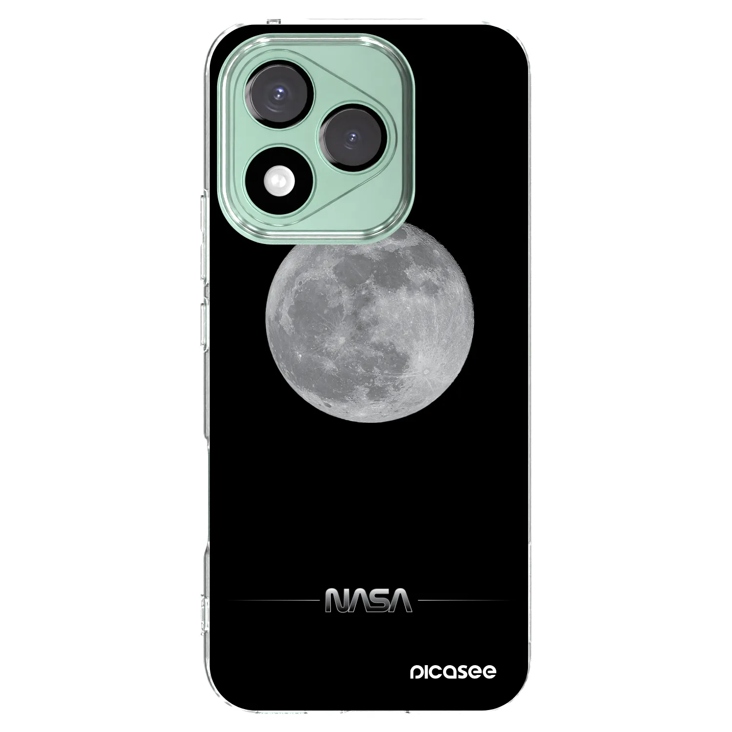 Picasee διαφανής θήκη σιλικόνης Honor 400 Lite 5G - Moon Minimal