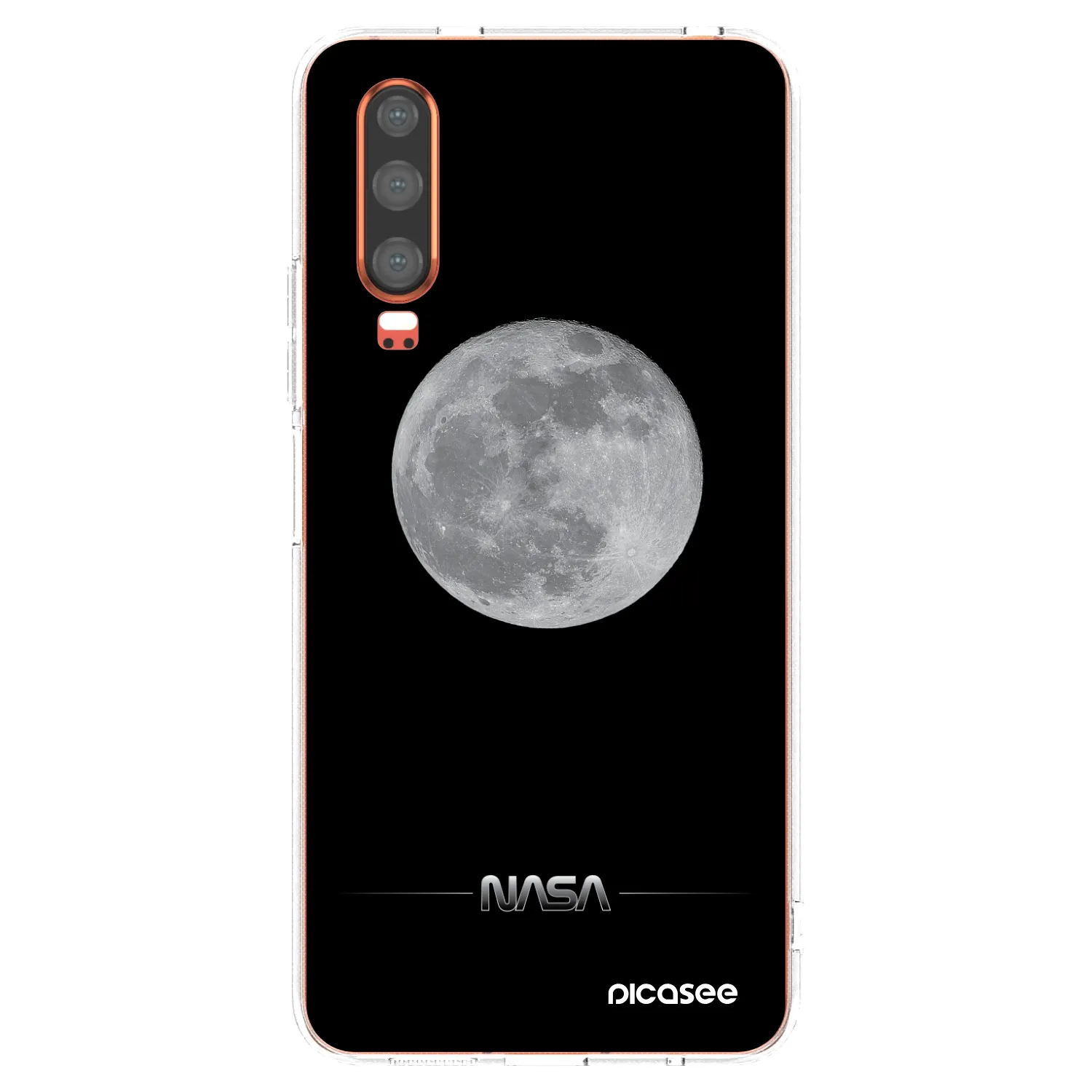 Picasee διαφανής θήκη σιλικόνης Huawei P30 - Moon Minimal