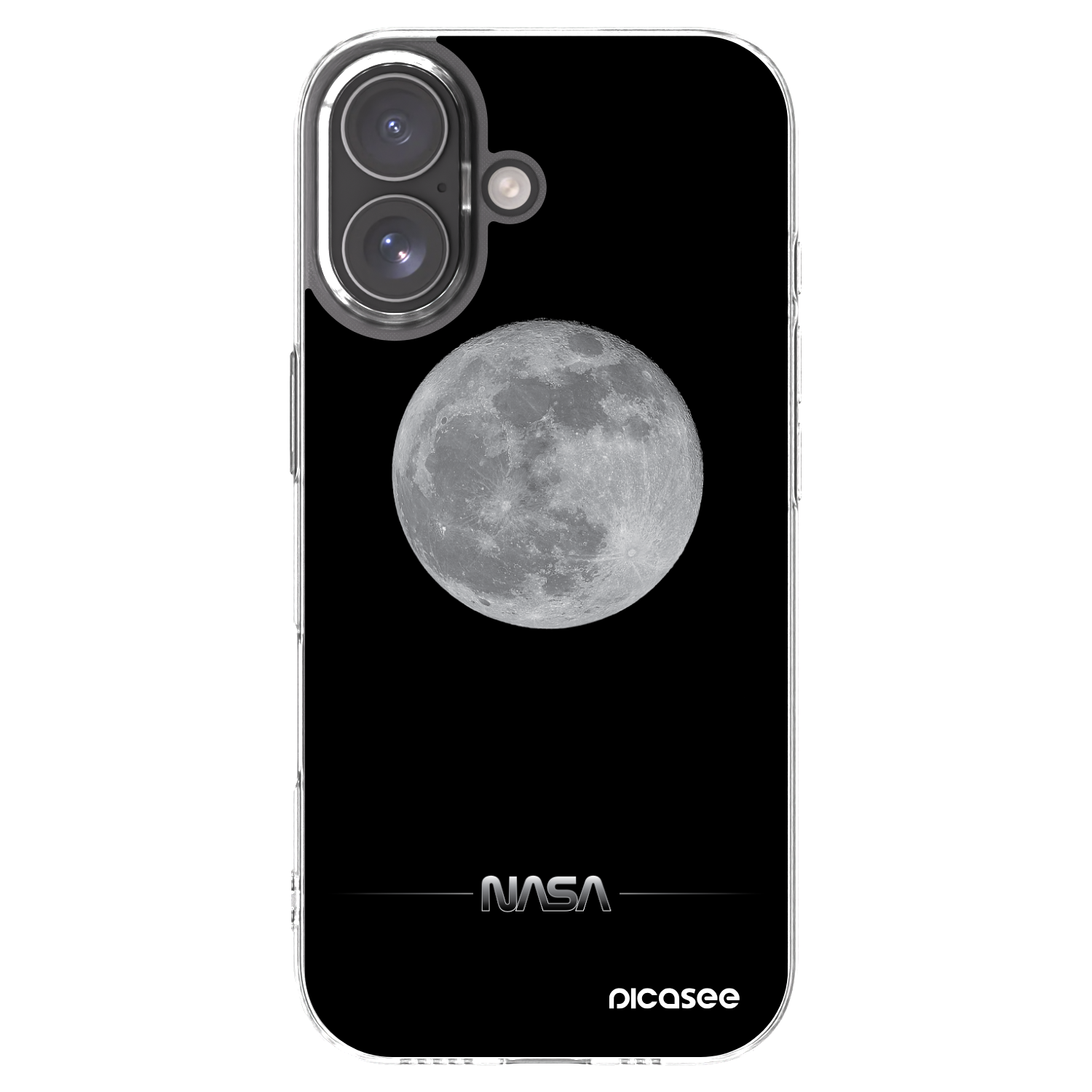 Picasee διαφανής θήκη σιλικόνης Apple iPhone 17 - Moon Minimal