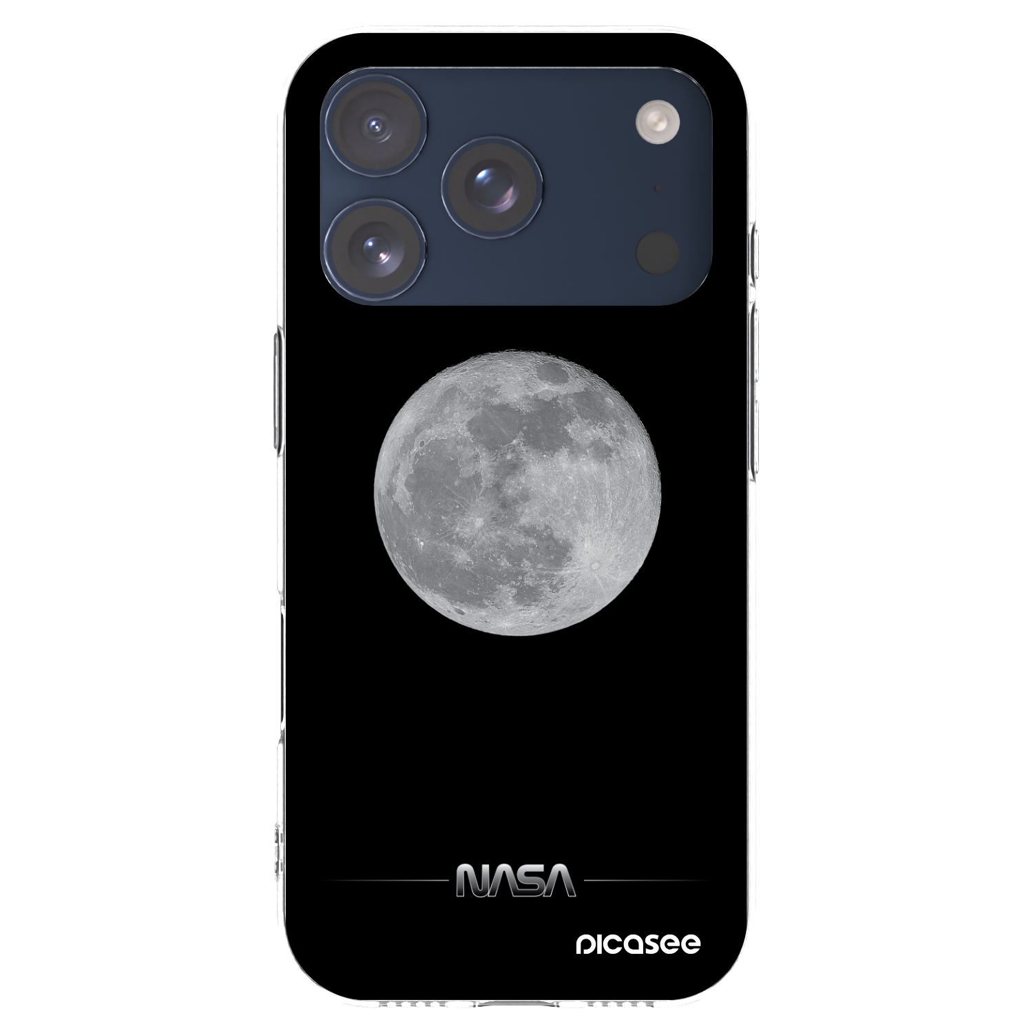 Picasee διαφανής θήκη σιλικόνης Apple iPhone 17 Pro - Moon Minimal