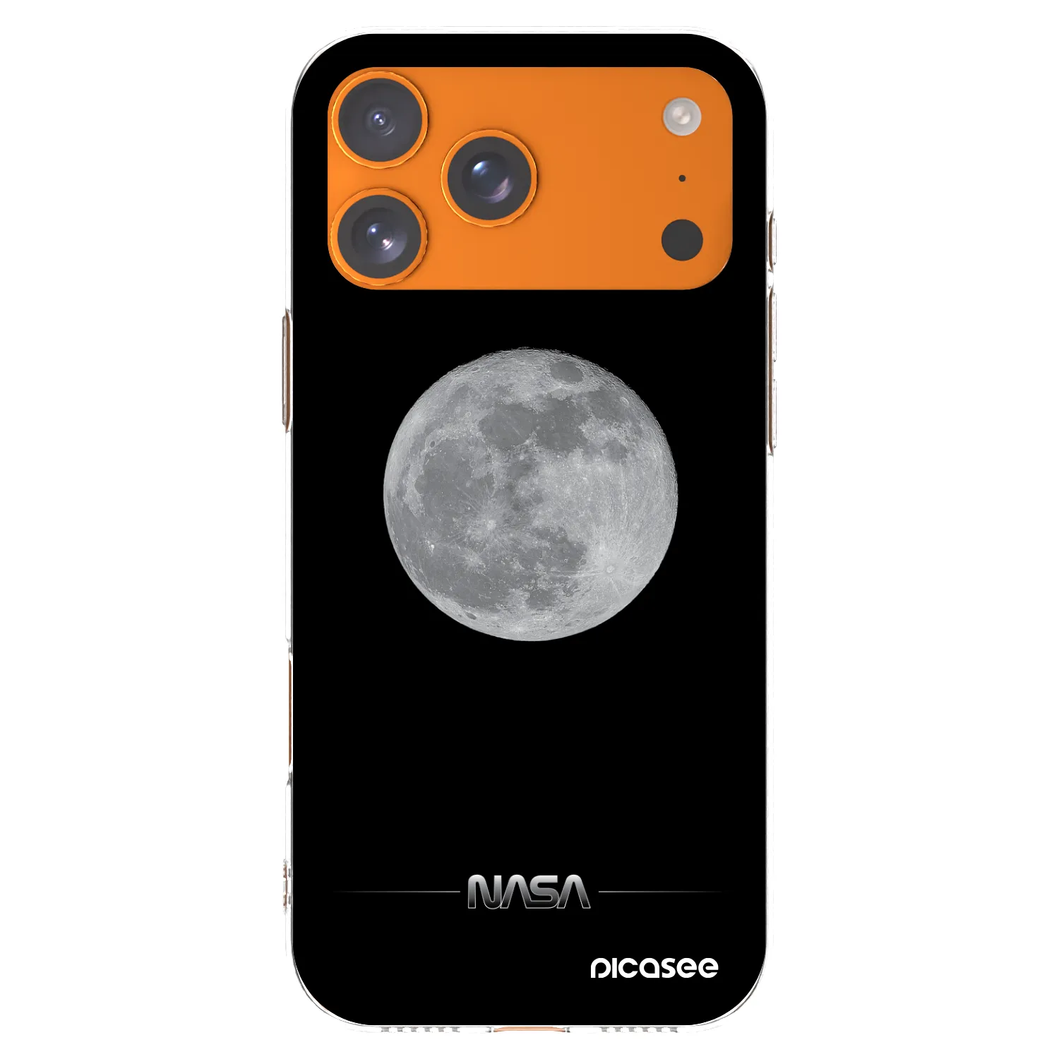 Picasee διαφανής θήκη σιλικόνης Apple iPhone 17 Pro Max - Moon Minimal