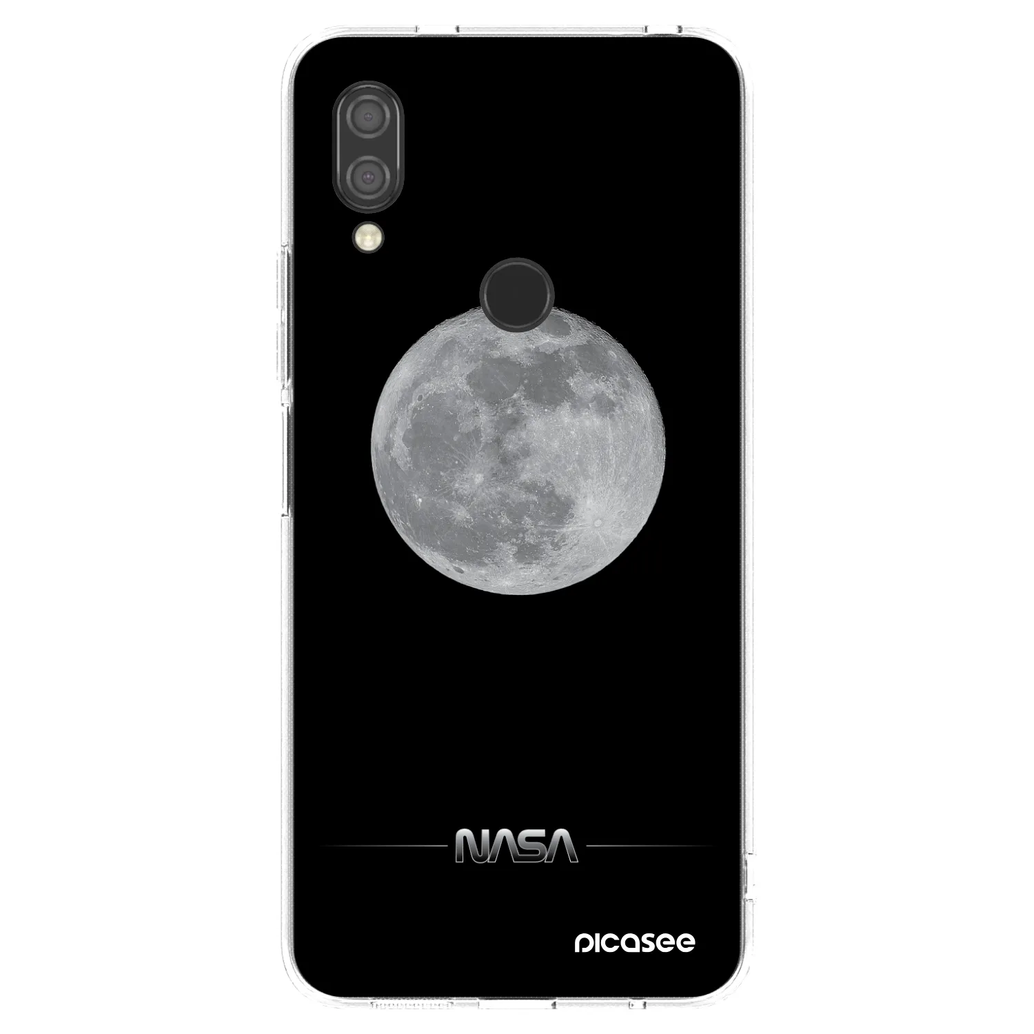 Picasee διαφανής θήκη σιλικόνης Xiaomi Redmi 7 - Moon Minimal