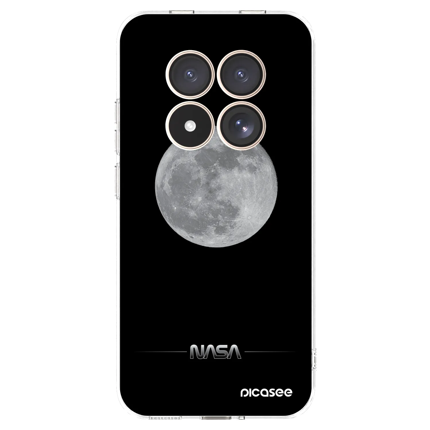Picasee διαφανής θήκη σιλικόνης Xiaomi Redmi Note 15 Pro 4G - Moon Minimal
