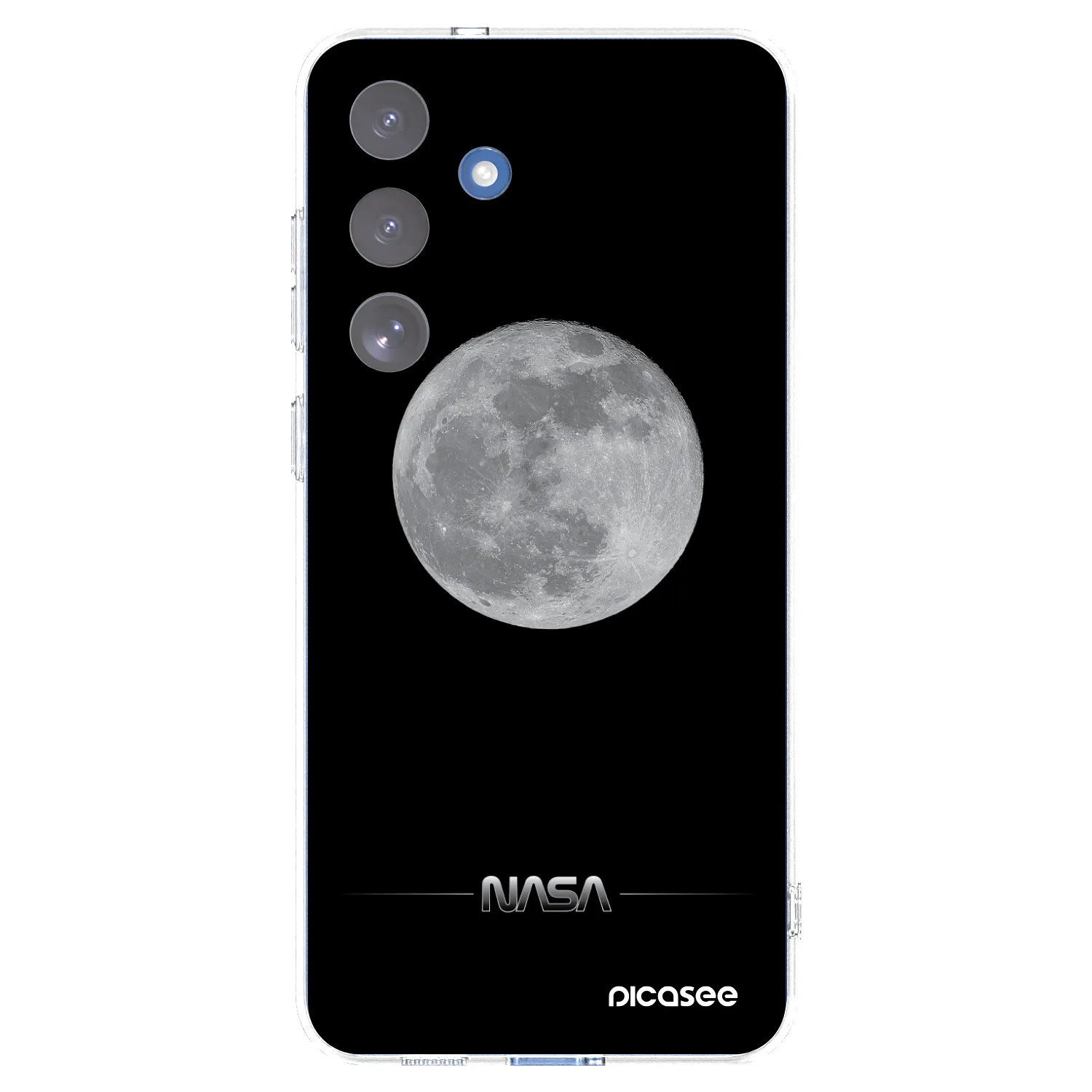 Picasee διαφανής θήκη σιλικόνης Samsung Galaxy S25 FE 5G - Moon Minimal