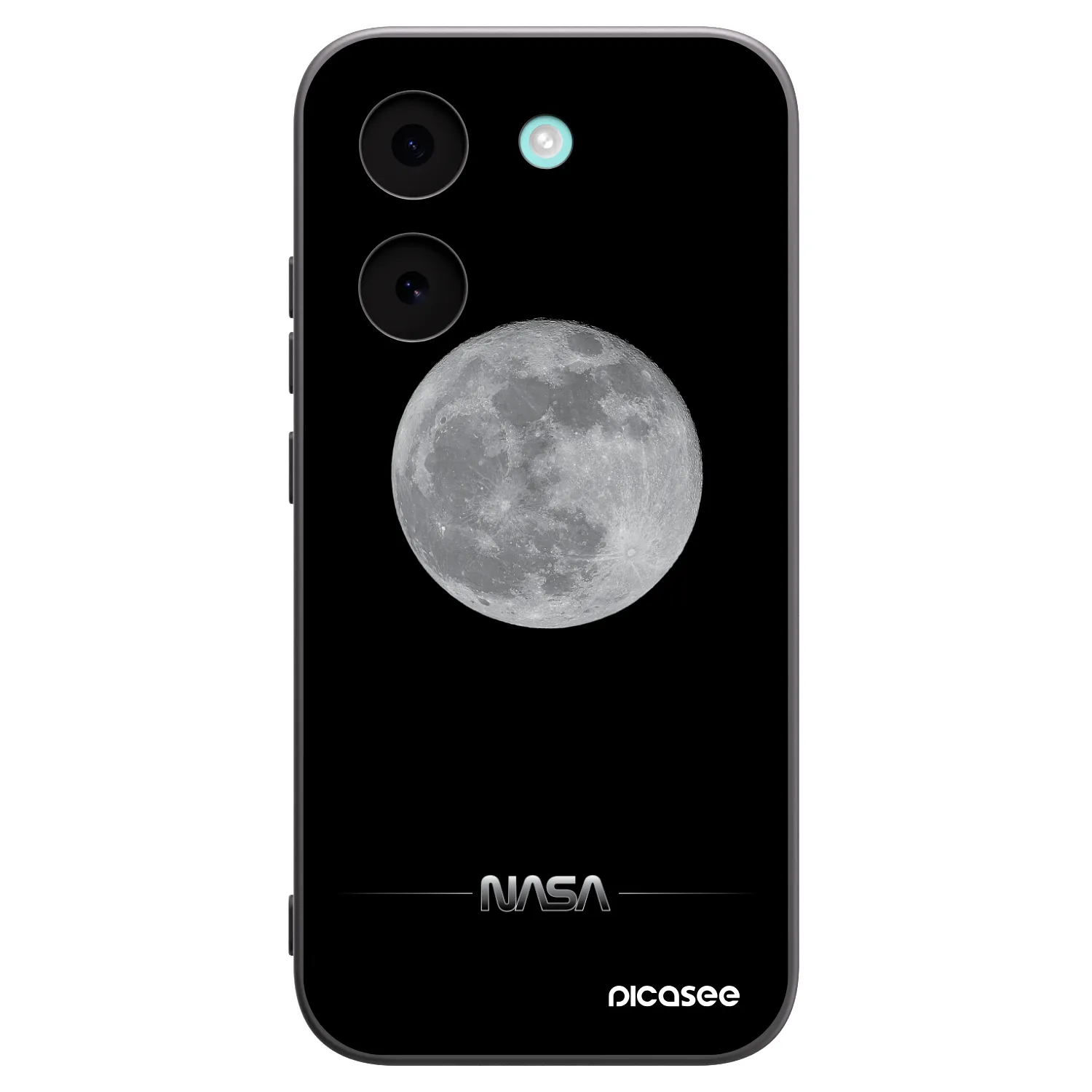 Picasee Μαύρη θήκη σιλικόνης για Xiaomi Poco X8 Pro - Moon Minimal