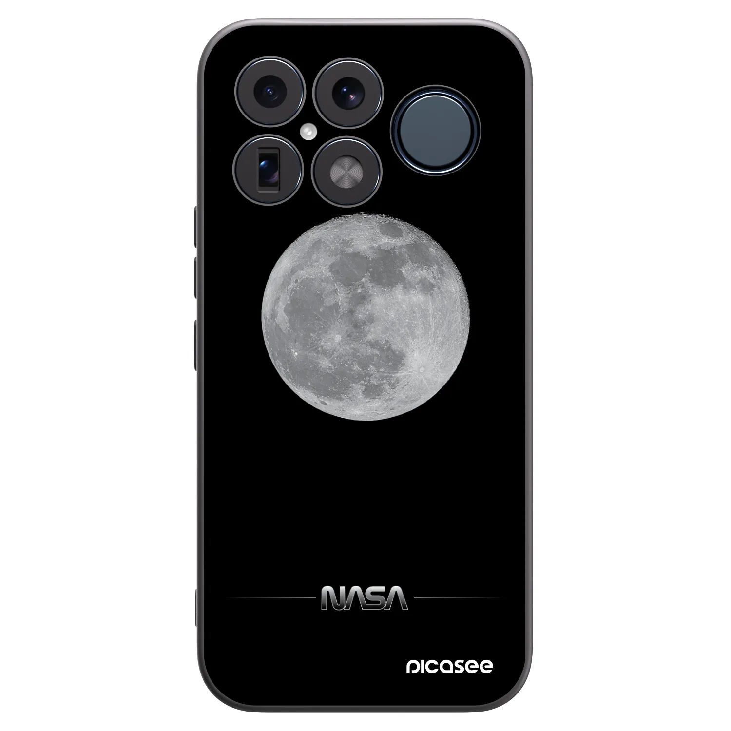 Picasee Μαύρη θήκη σιλικόνης για Xiaomi Poco F8 Ultra - Moon Minimal