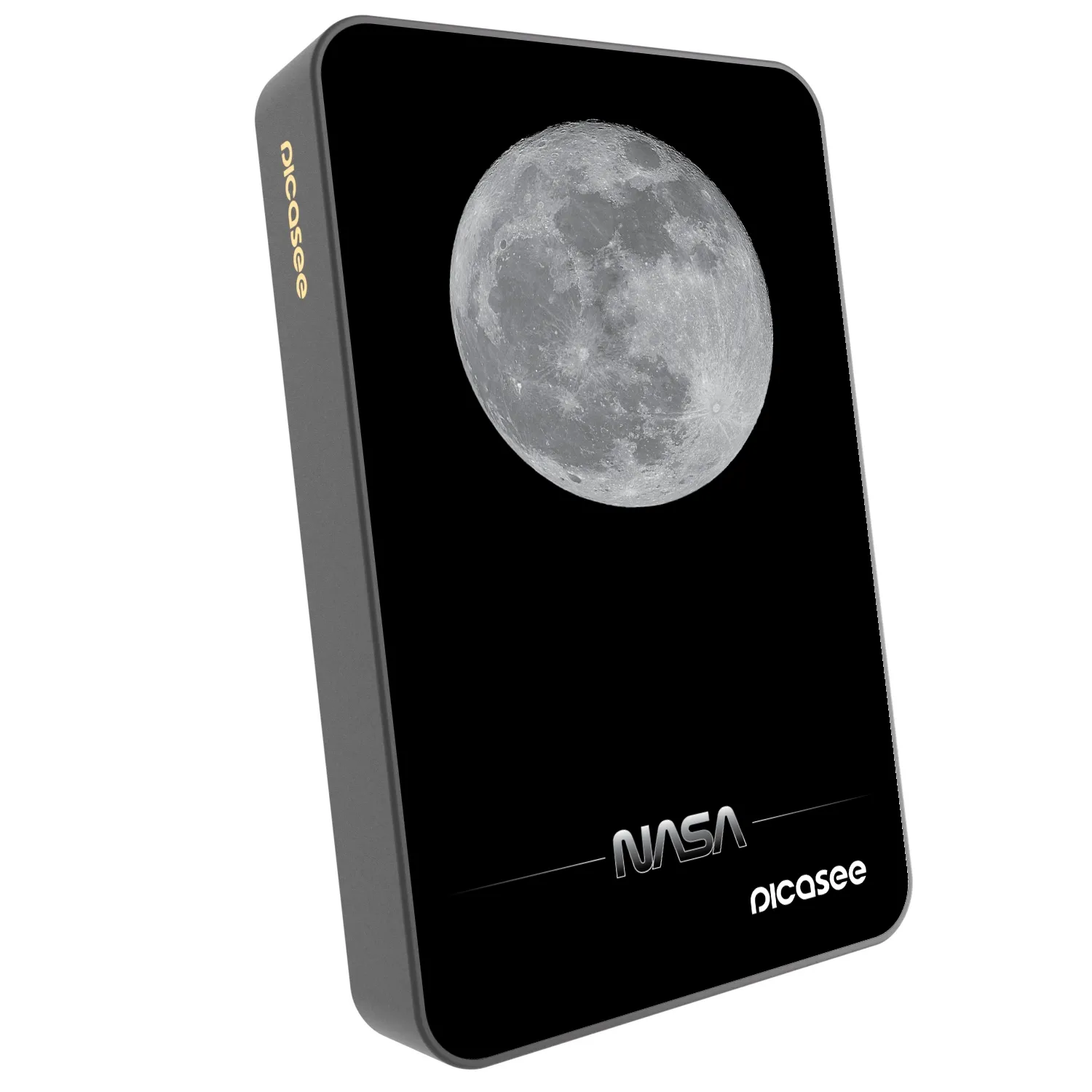 Picasee Powerbank με MagSafe 10 000 mAh Γκρί - Moon Minimal