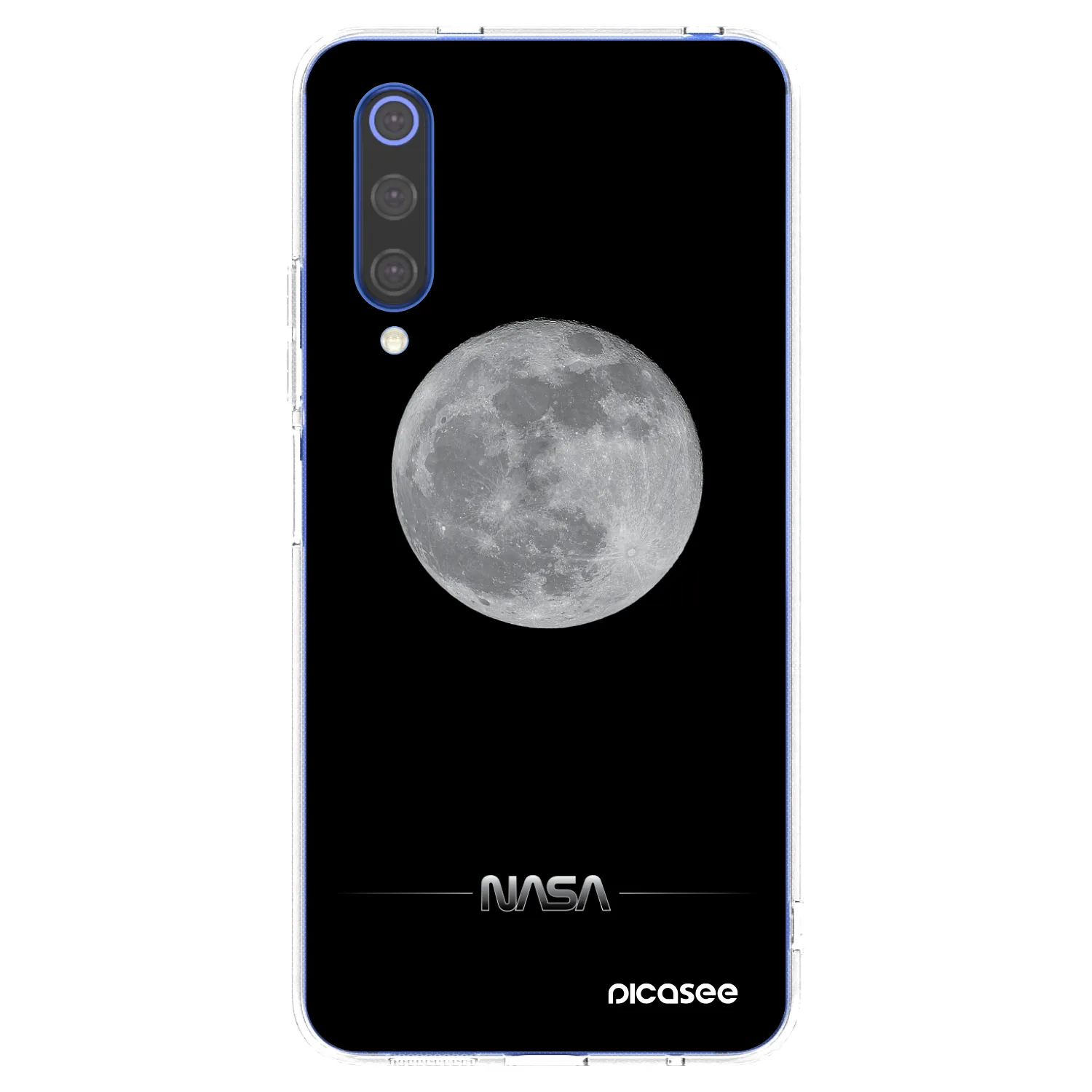Picasee διαφανής θήκη σιλικόνης Xiaomi Mi 9 SE - Moon Minimal