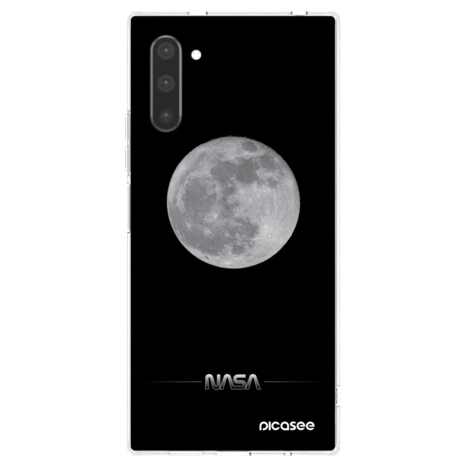 Picasee διαφανής θήκη σιλικόνης Samsung Galaxy Note 10 N970F - Moon Minimal