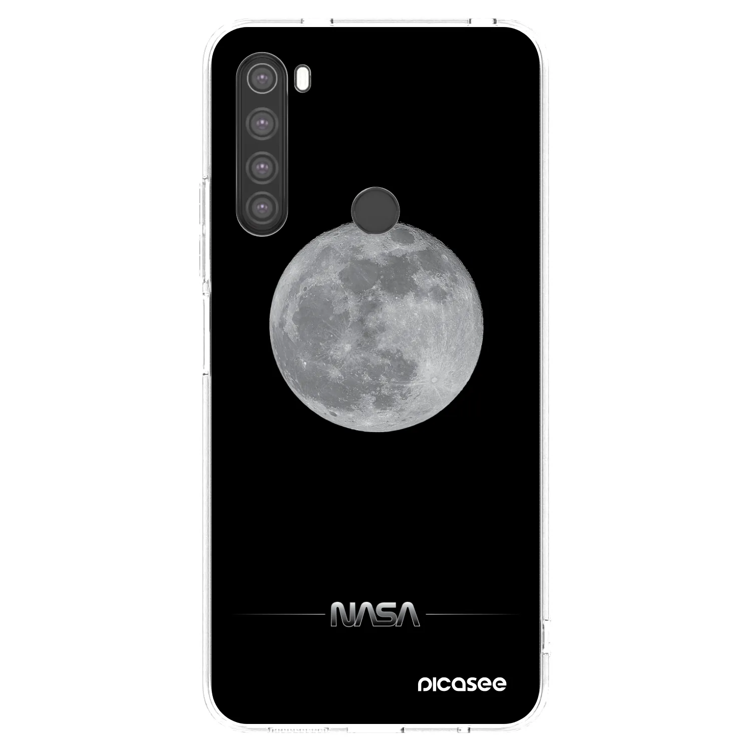 Picasee διαφανής θήκη σιλικόνης Xiaomi Redmi Note 8 - Moon Minimal