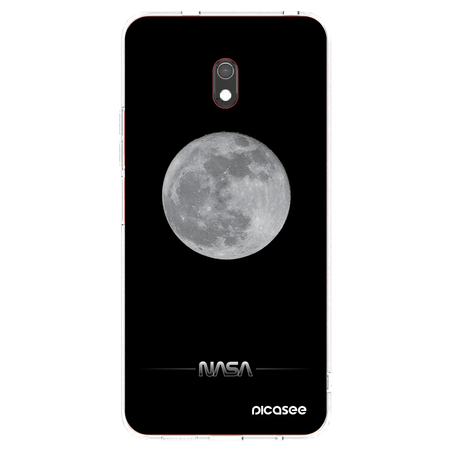 Picasee διαφανής θήκη σιλικόνης Xiaomi Redmi 8A - Moon Minimal