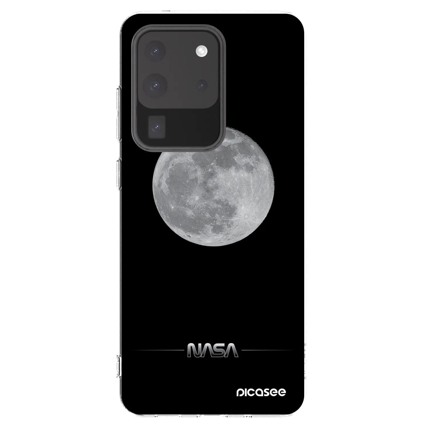 Picasee διαφανής θήκη σιλικόνης Samsung Galaxy S20 Ultra 5G G988F - Moon Minimal