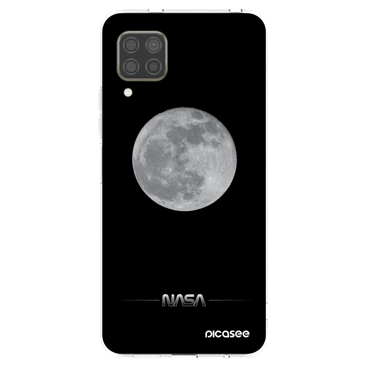 Picasee διαφανής θήκη σιλικόνης Huawei P40 Lite - Moon Minimal