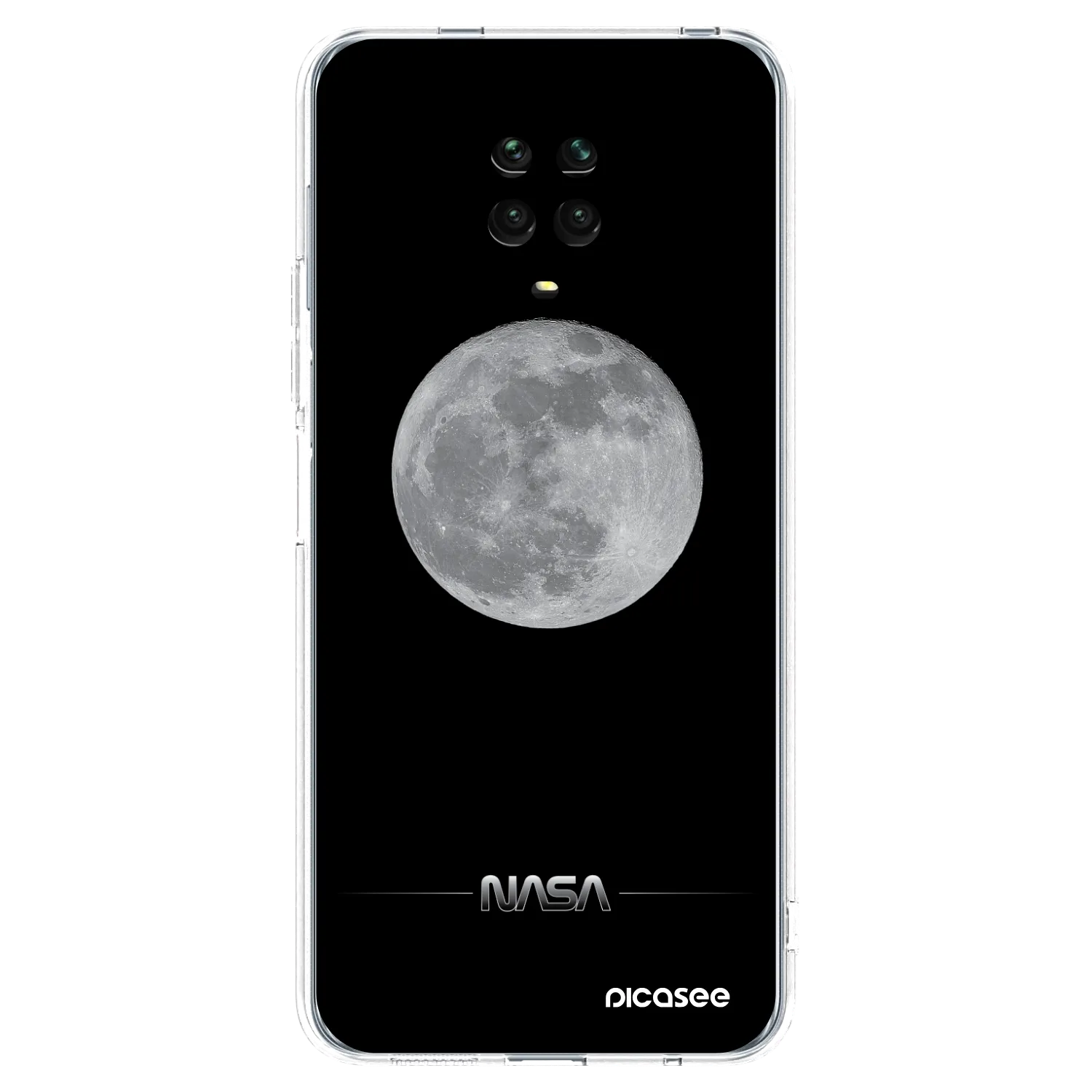 Picasee διαφανής θήκη σιλικόνης Xiaomi Redmi Note 9 Pro - Moon Minimal