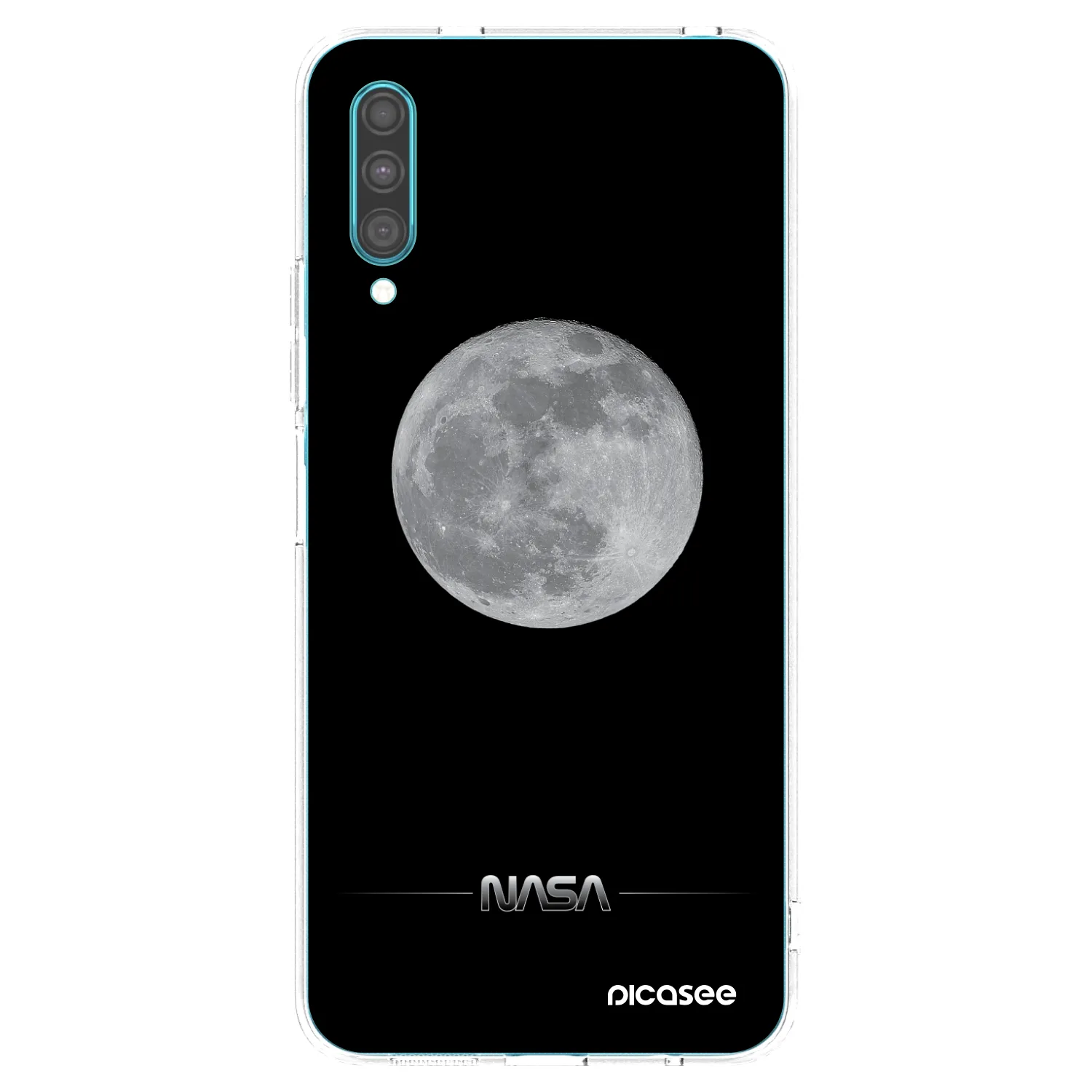 Picasee διαφανής θήκη σιλικόνης Samsung Galaxy A30s A307F - Moon Minimal