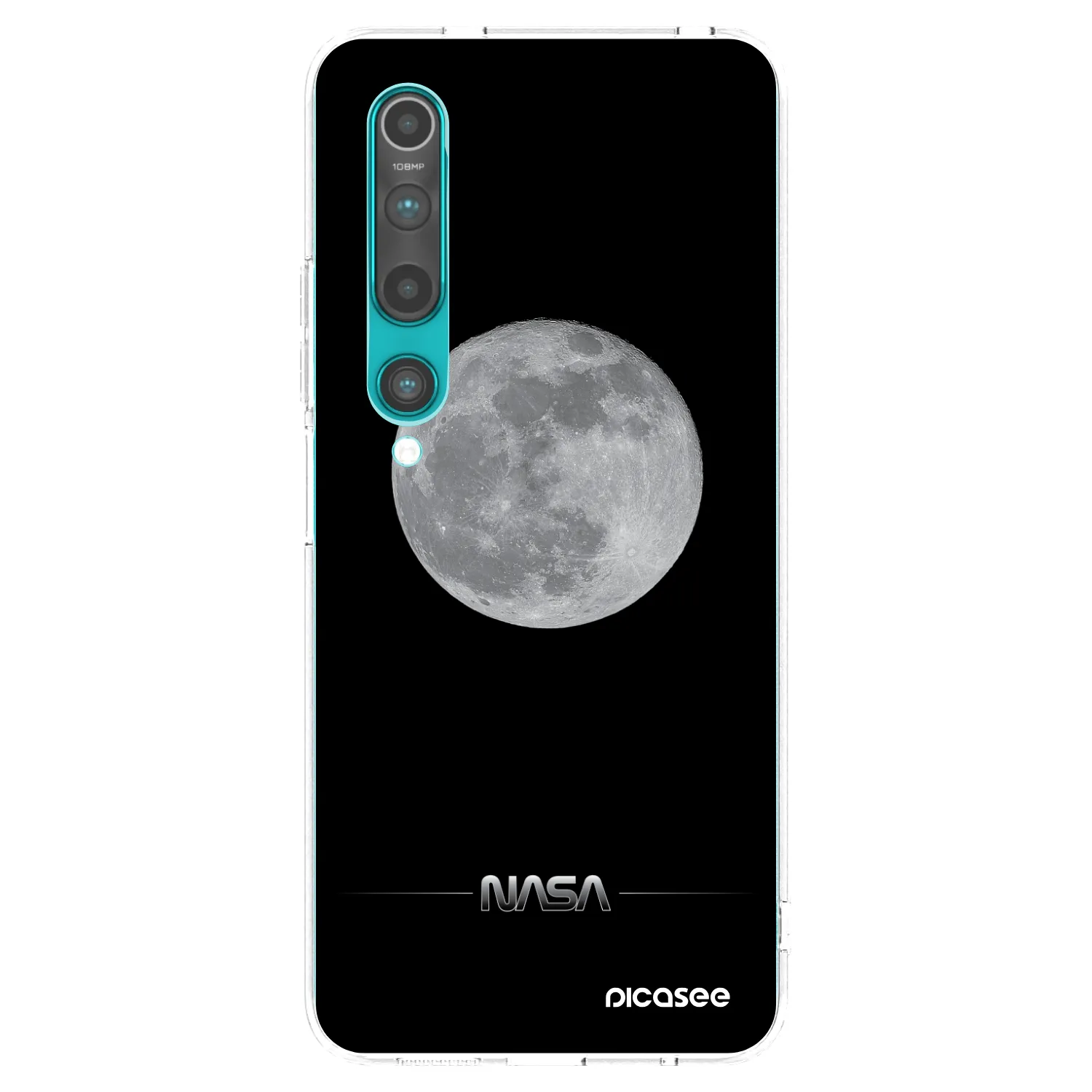 Picasee διαφανής θήκη σιλικόνης Xiaomi Mi 10 - Moon Minimal