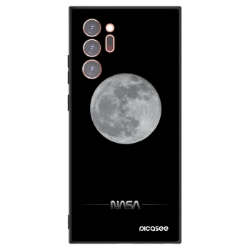 Picasee Μαύρη θήκη σιλικόνης για Samsung Galaxy Note 20 Ultra - Moon Minimal