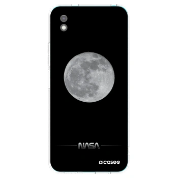 Picasee Μαύρη θήκη σιλικόνης για Xiaomi Redmi 9A - Moon Minimal