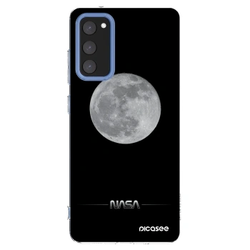 Picasee διαφανής θήκη σιλικόνης Samsung Galaxy S20 FE - Moon Minimal