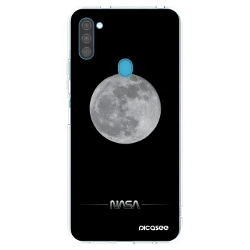 Picasee διαφανής θήκη σιλικόνης Samsung Galaxy M11 - Moon Minimal