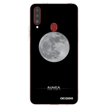 Picasee διαφανής θήκη σιλικόνης Samsung Galaxy A20s - Moon Minimal