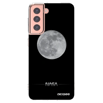 Picasee διαφανής θήκη σιλικόνης Samsung Galaxy S21 5G G991B - Moon Minimal
