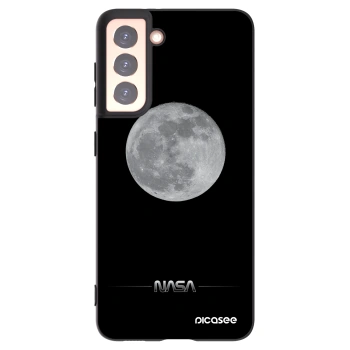 Picasee Μαύρη θήκη σιλικόνης για Samsung Galaxy S21 5G G991B - Moon Minimal