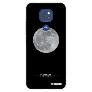 Picasee διαφανής θήκη σιλικόνης Motorola Moto G9 Play - Moon Minimal