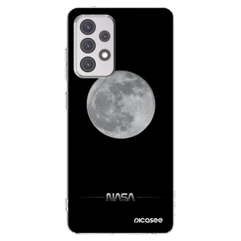 Picasee διαφανής θήκη σιλικόνης Samsung Galaxy A52 5G A525F - Moon Minimal