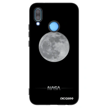 Picasee Μαύρη θήκη σιλικόνης για Huawei P20 Lite - Moon Minimal