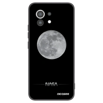 Picasee Μαύρη θήκη σιλικόνης για Xiaomi Mi 11 - Moon Minimal